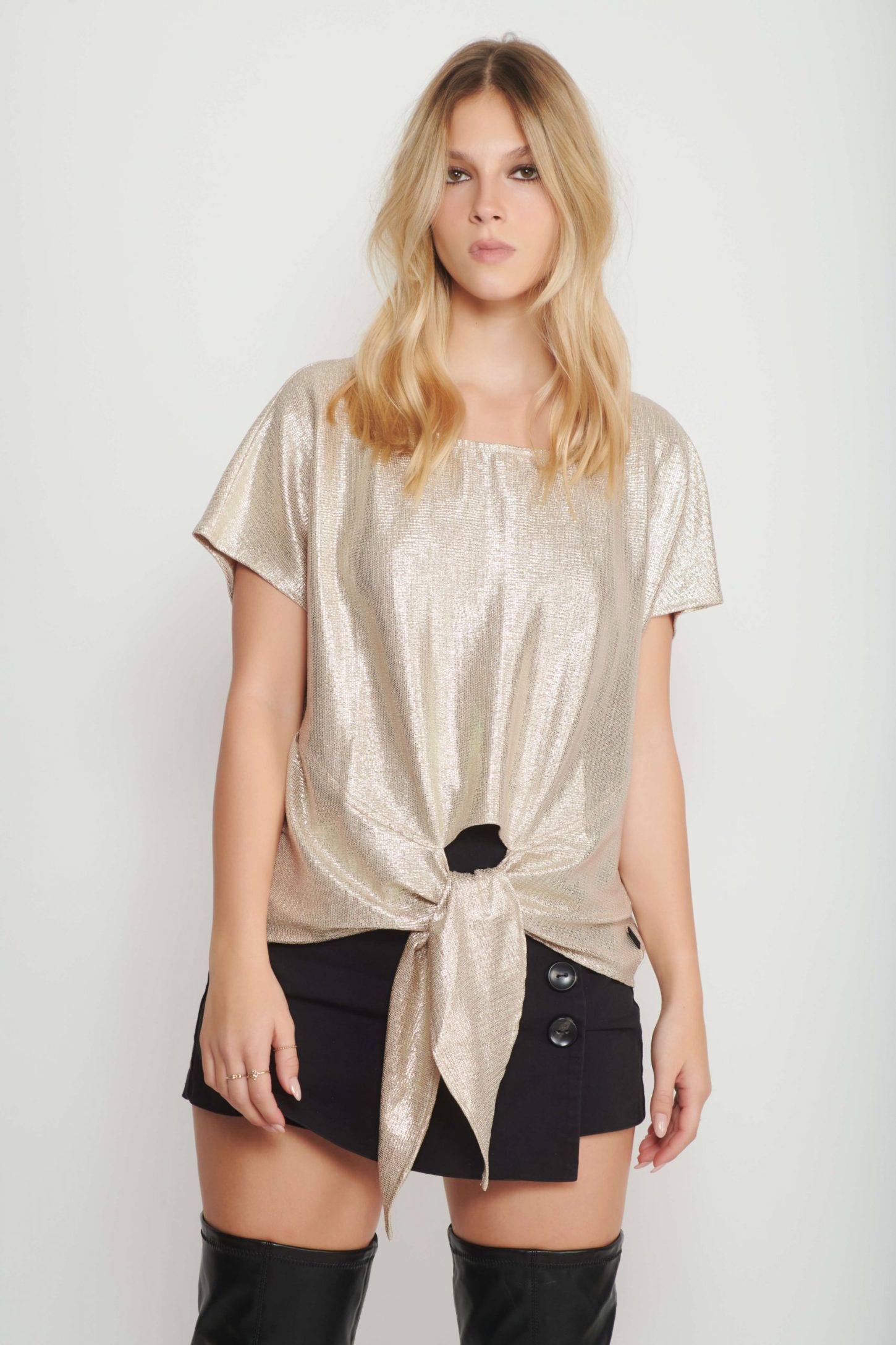 Silver Bow Shirt for Women