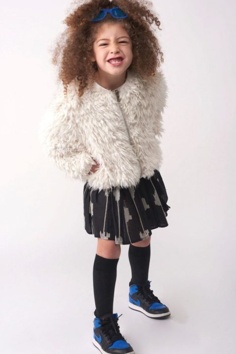 Reversible Sahara Fur Coat for Girls